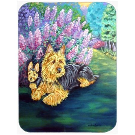 CAROLINES TREASURES Carolines Treasures 7209LCB Australian Terrier Glass Cutting Board - Large; 15 x 12 in. 7209LCB